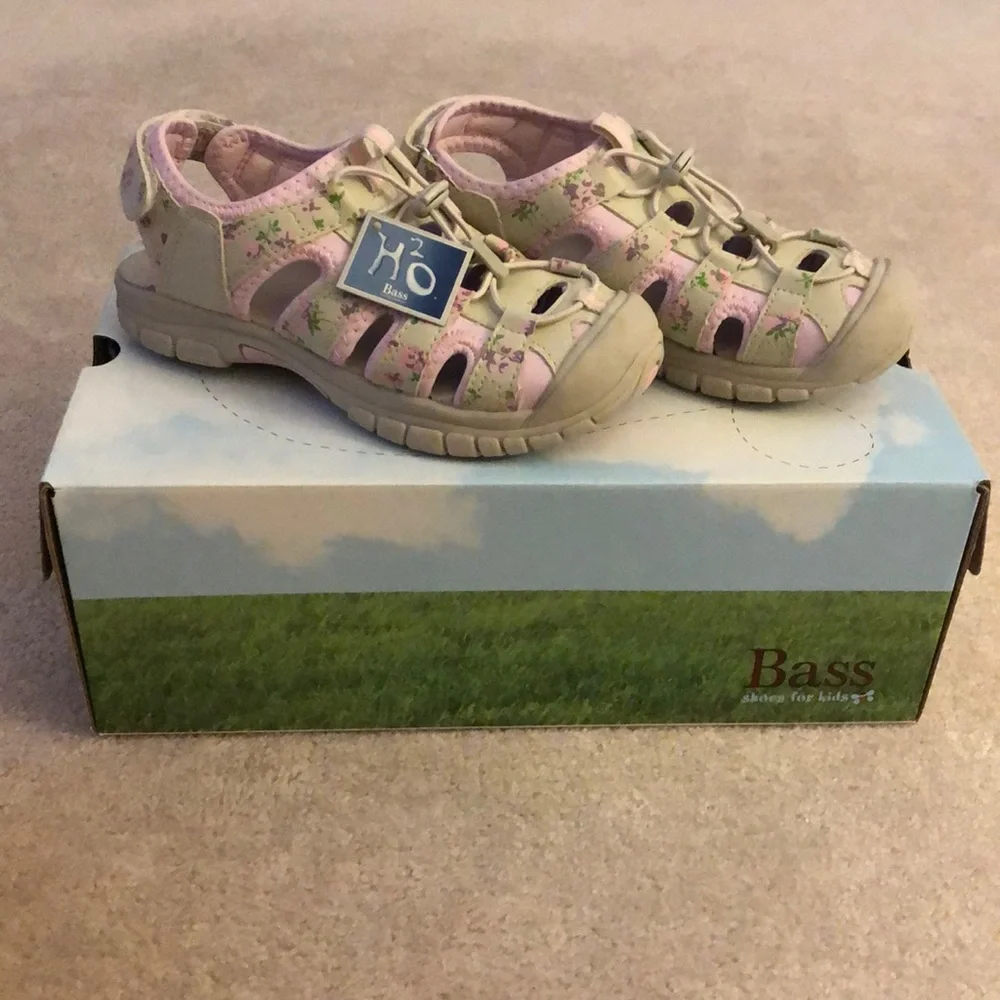 Bass Kids Floral Pink and Beige Water Sandals